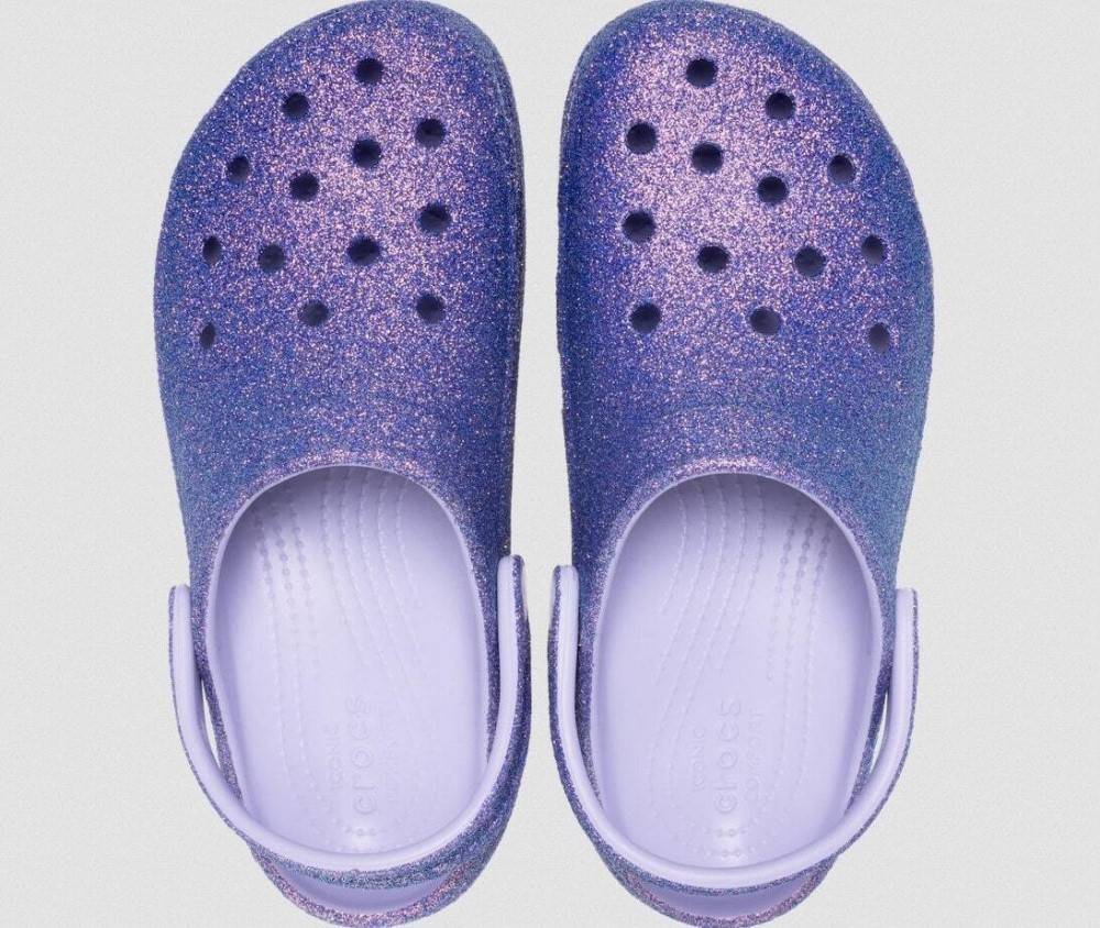 CROCS PLATFORM IRIDISCENT GLITTER CLOG