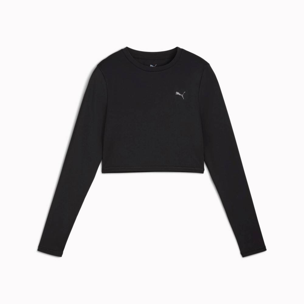 PUMA W PWRSHAPE CROPPED LS
