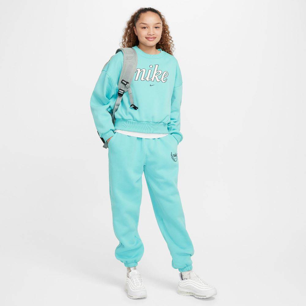 NIKE NSW GIRLS CLUB BOXY CREW GX STER SWEATSHIRT