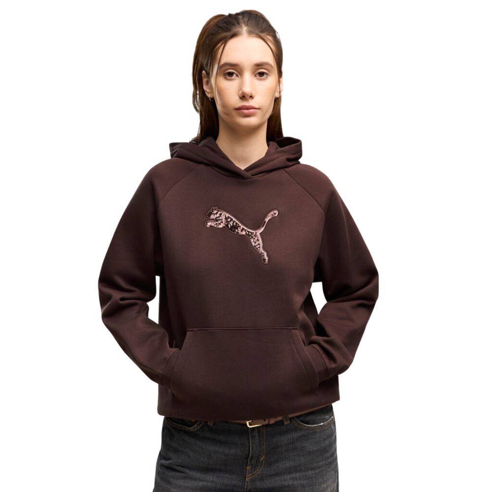 PUMA ESS SEQUINS STANDARD HOODIE FL