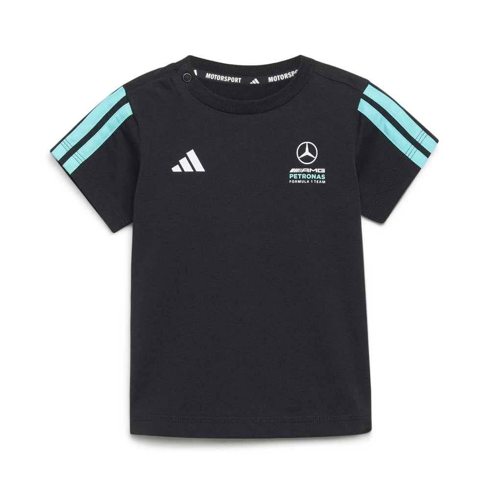 ADIDAS INFANT MERCEDES-AMG PETRONAS FORMULA 1 TEAM DNA SHORT-SLEEVE JOGGERS