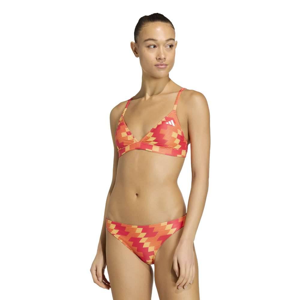 ADIDAS PADDED FOOTBALL-INSPIRED 2-WAY STRAP TRIANGLE BIKINI SET