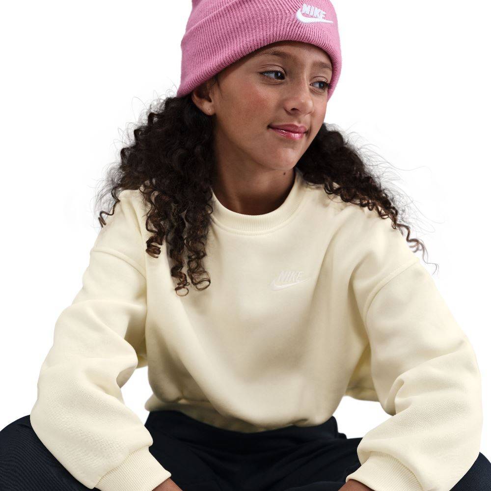 NIKE GIRLS NSW FLEECE BOXY CREW-NECK