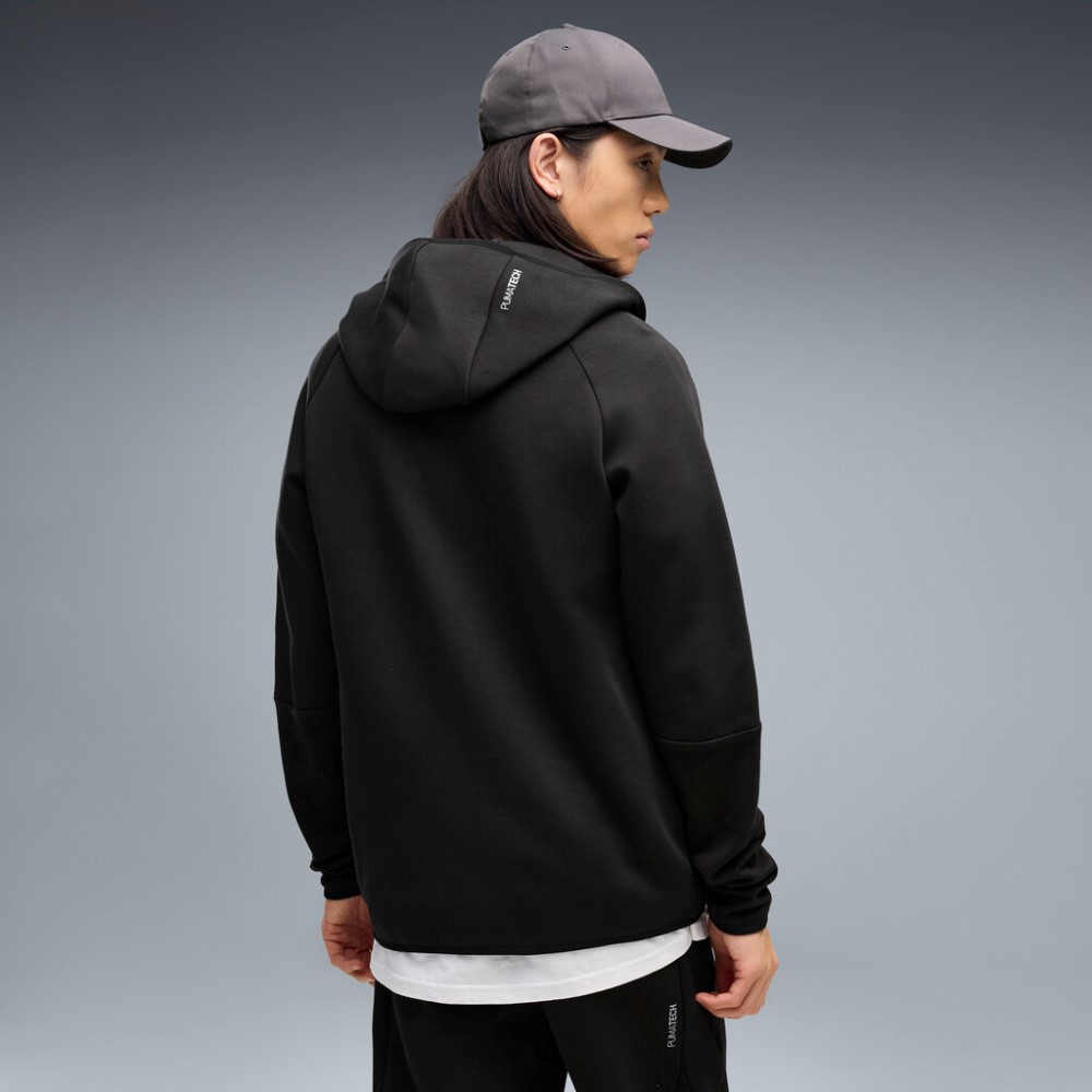 PUMA PUMATECH SLIM ELEVATED FULL-ZIP HOODIE DK