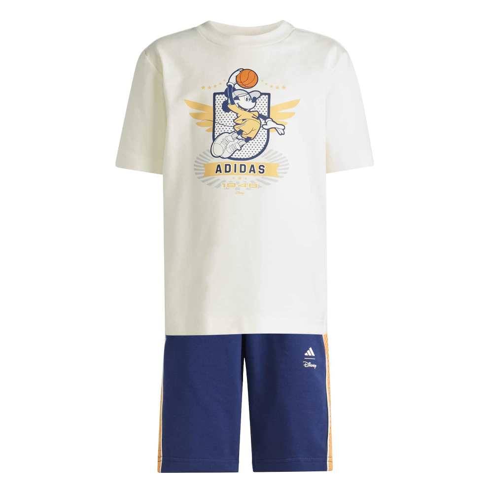 ADIDAS LITTLE KIDS DISNEY MICKEY MOUSE T-SHIRT SET