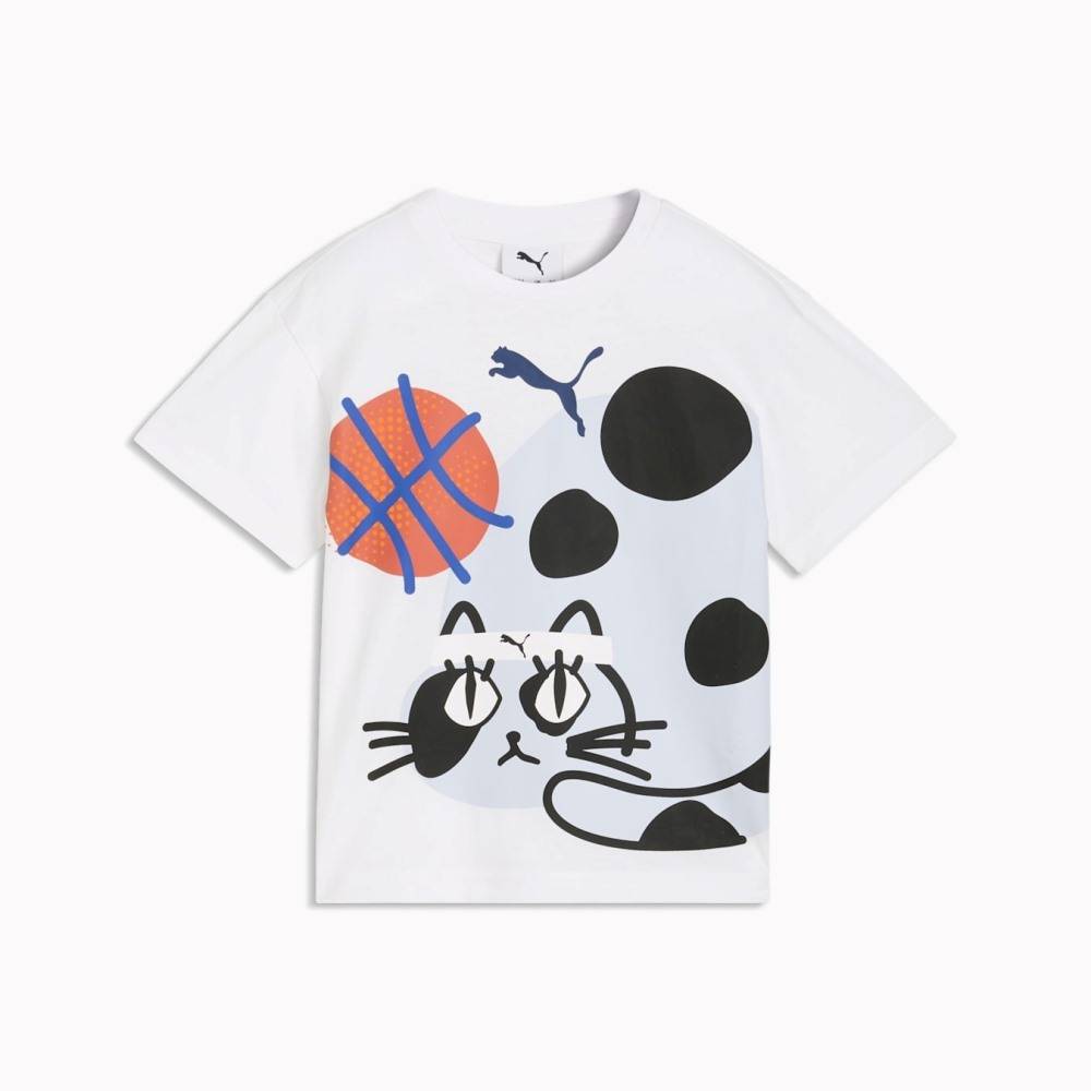PUMA SPORTY CATS RELAXED GRAPHIC TEE PS