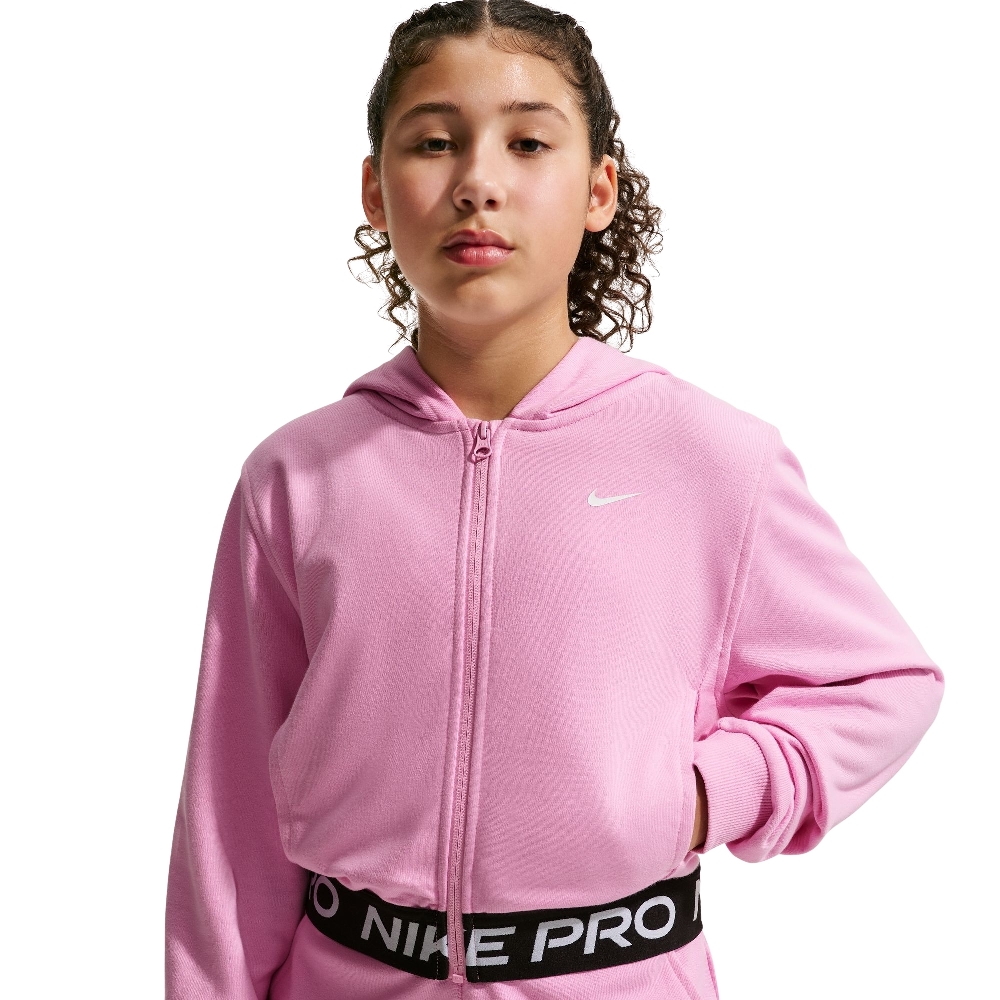NIKE PRO DRI-FIT FULL-ZIP GIRL HOODIE
