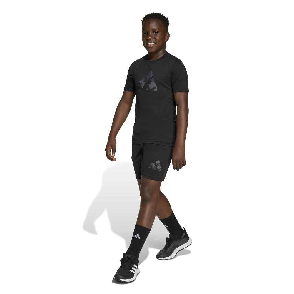 ADIDAS YOUTH TRAIN ESSENTIALS CAMO PRINT SPORT SET