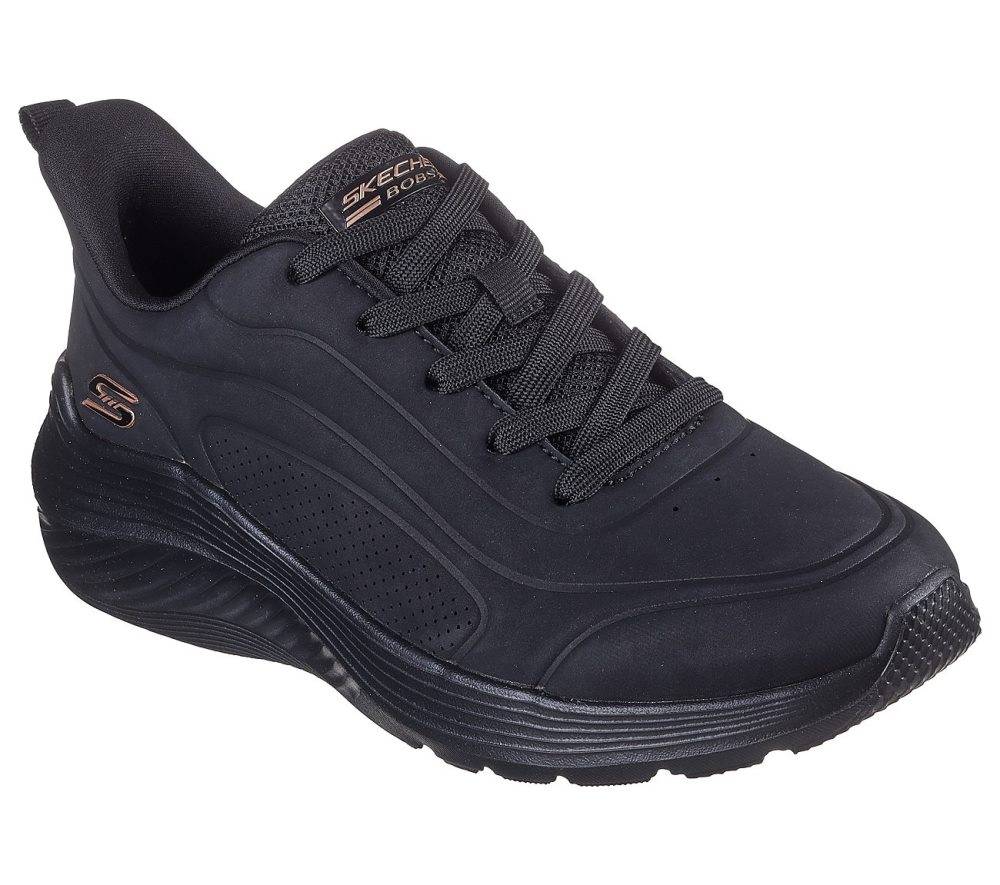SKECHERS BOBS SQUAD WAVES - JUST WADING LACE-UP WOMENS SNEAKERS