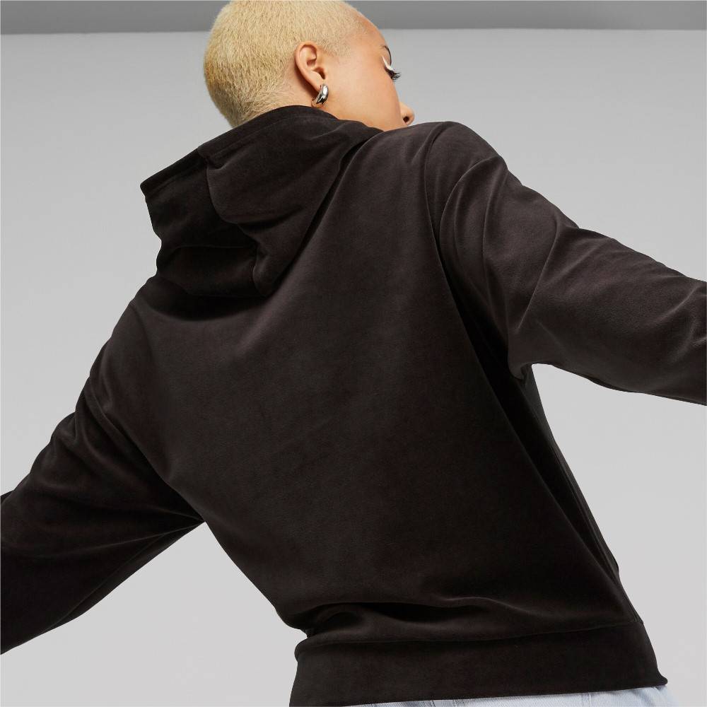 PUMA ESS ELEVATED VELOUR HOODIE