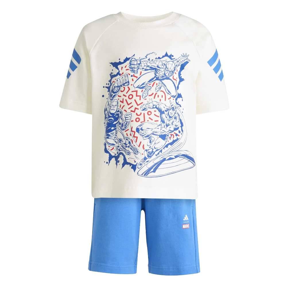 ADIDAS LITTLE KIDS MARVEL AVENGERS T-SHIRT SET