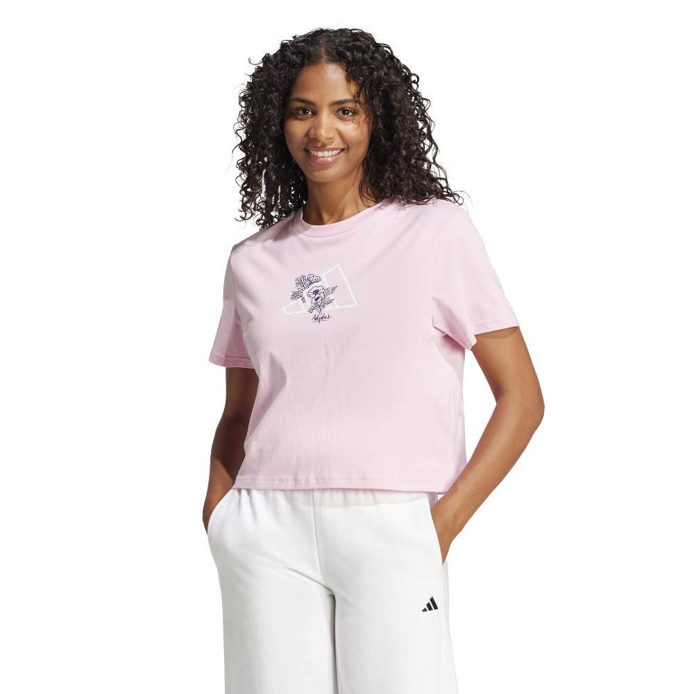 ADIDAS TECH ILLUSTRATE GRAPHIC LF CROP