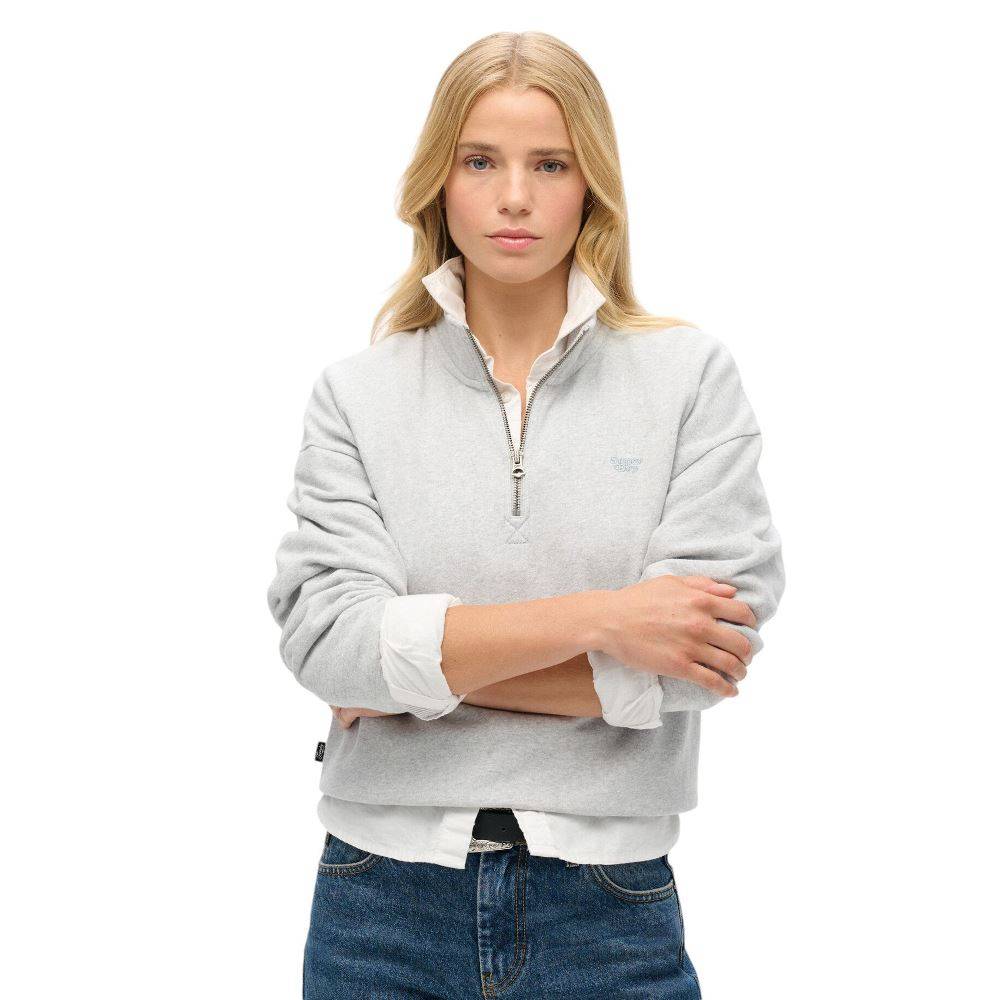 SUPERDRY ESSENTIAL HALF ZIP SWEAT HB