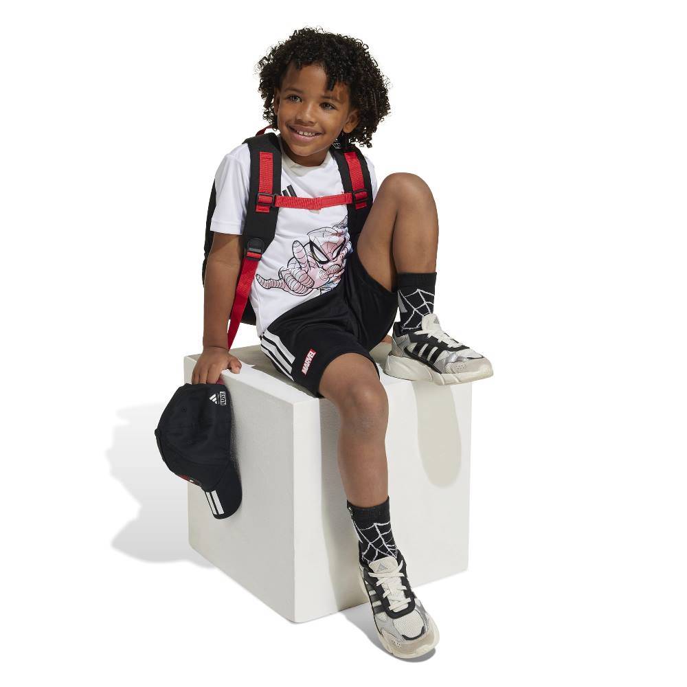 ADIDAS LITTLE KIDS MARVEL SPIDER-MAN T-SHIRT SET