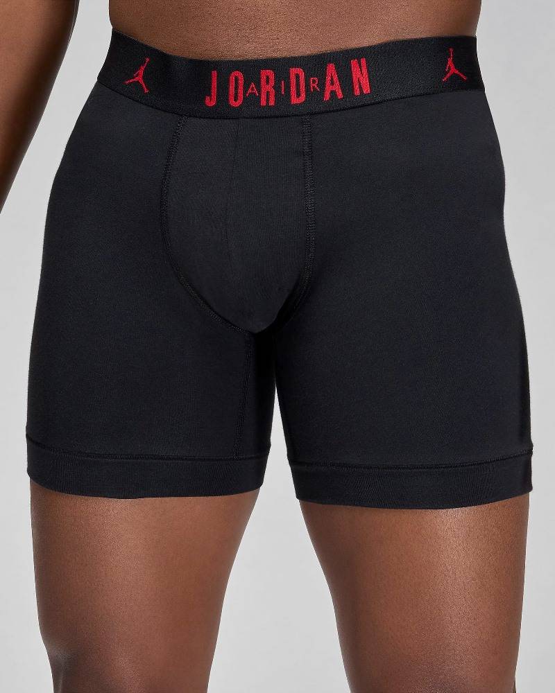 NIKE JORDAN MENS FLIGHT COTTON CORE 3PK BOXER BRIEFS