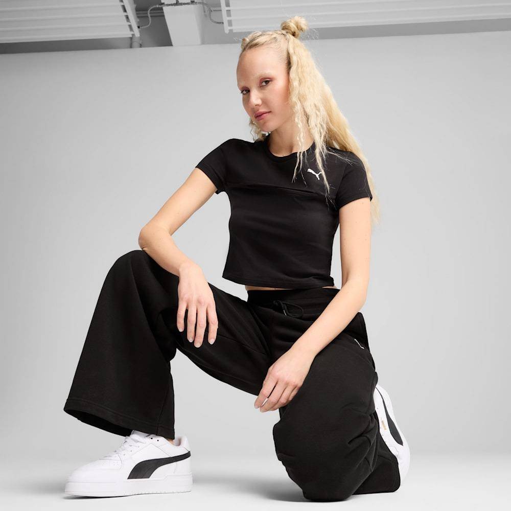 PUMA WARDROBE ESS CUT-OUT BABY TEE