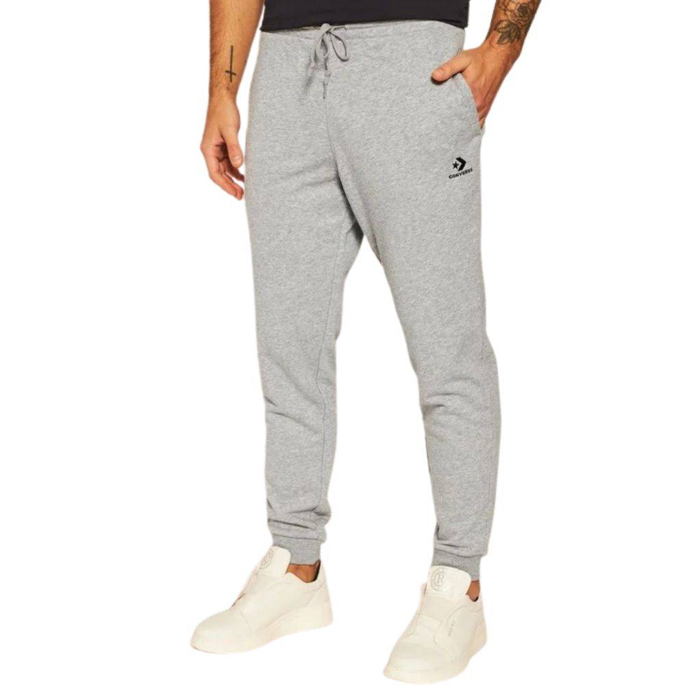 CONVERSE EMBROIDERED FRENCH TERRY PANTS
