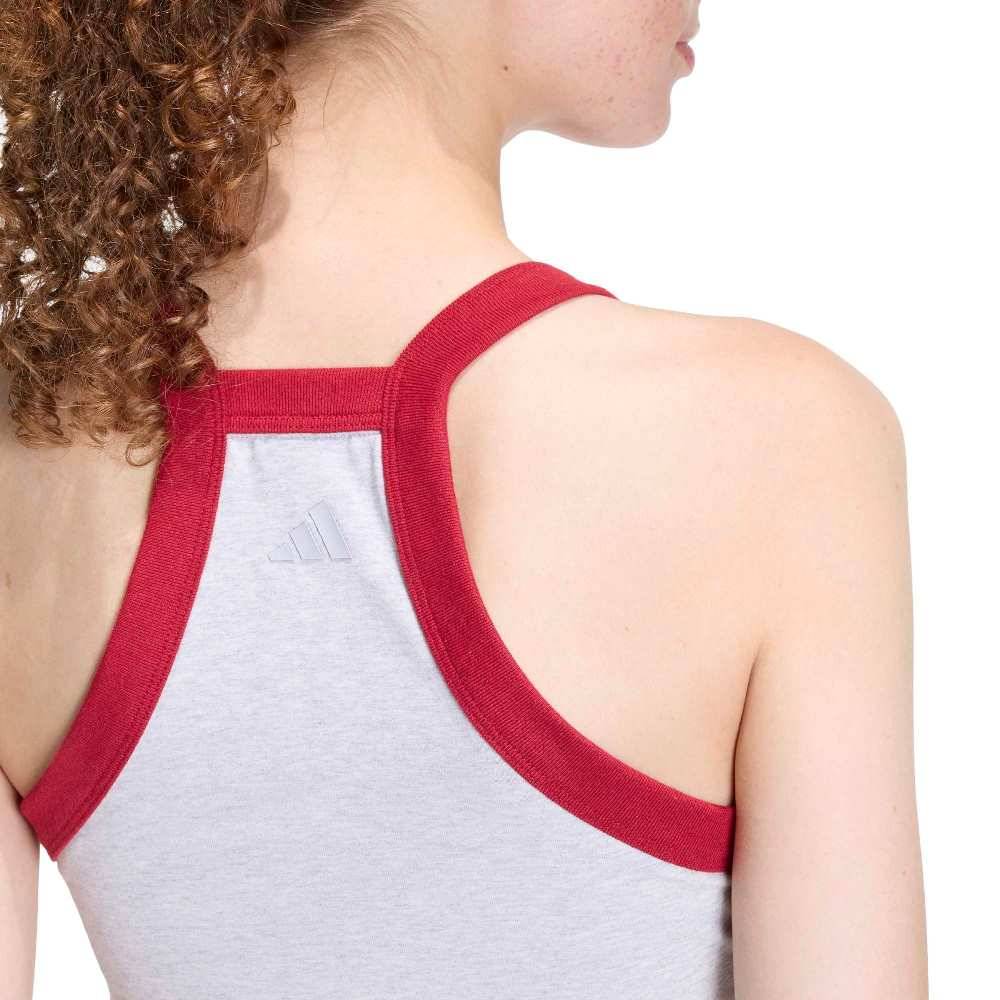 ADIDAS SEASONAL ESSENTIALS COLORPOP TANK WITH EMBROIDERED GRAPHIC