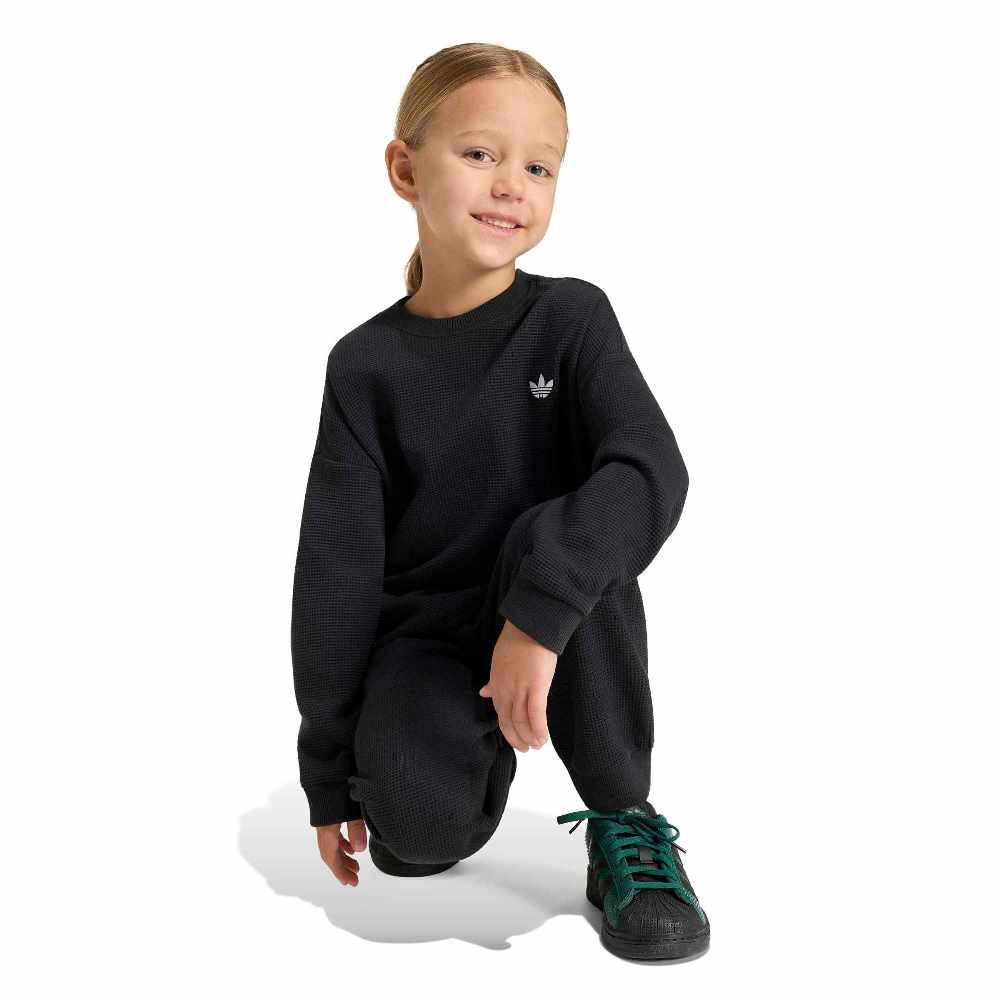 ADIDAS ORIGINALS LITTLE KIDS LOOSE SWEAT JOGGER SET