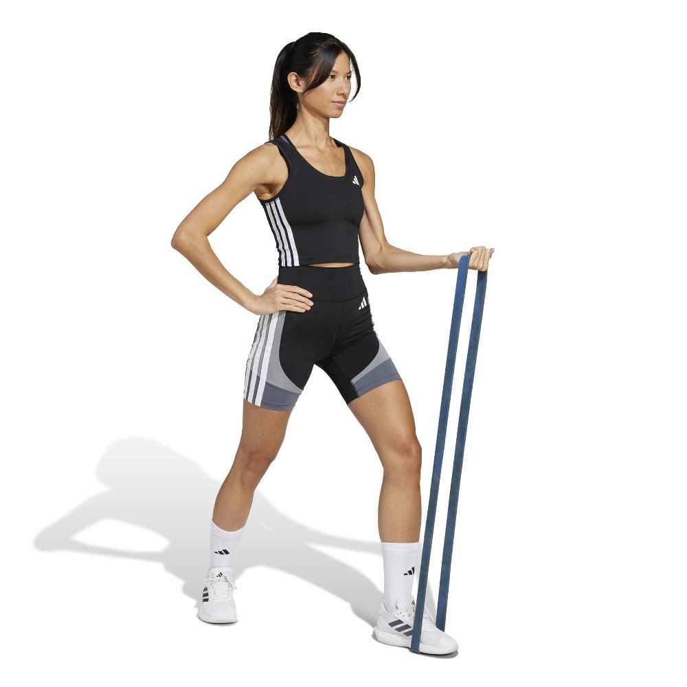 ADIDAS WORKOUT ESSENTIALS 3-STRIPES CROPPED TANK TOP