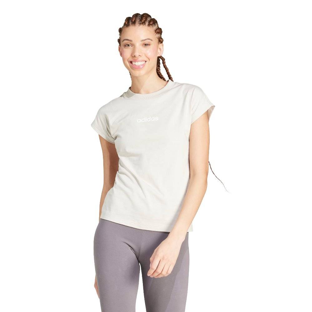 ADIDAS ESSENTIALS LINEAR COTTON T-SHIRT