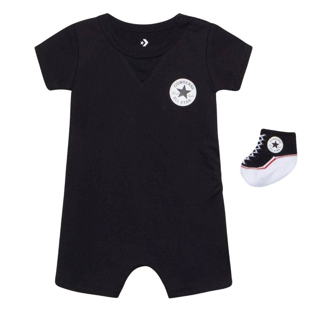 CONVERSE BABY LIL CHUCK ROMPER & SOCK SET