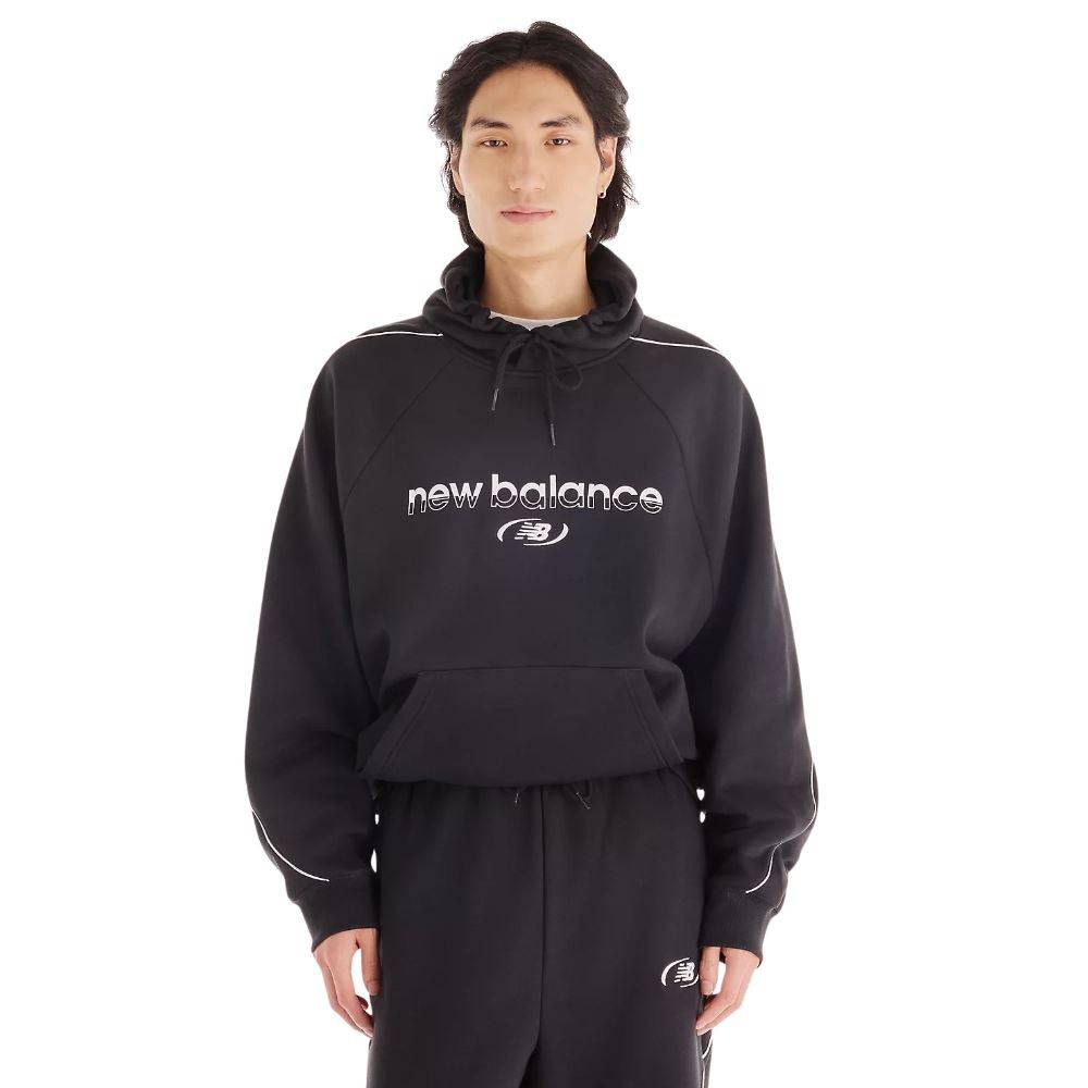 NEW BALANCE TRACKSIDE FLEECE HOODIE