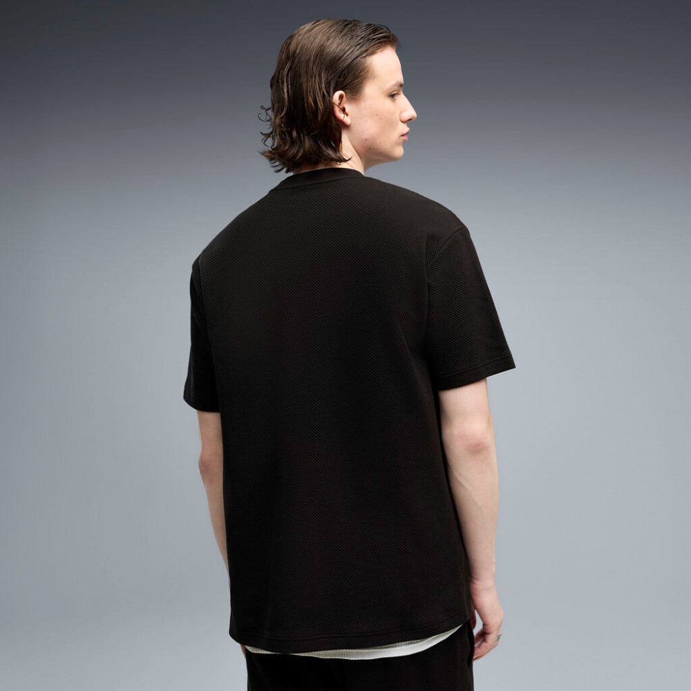 PUMA ESS ELEVATED RELAXED MATERIAL TEE