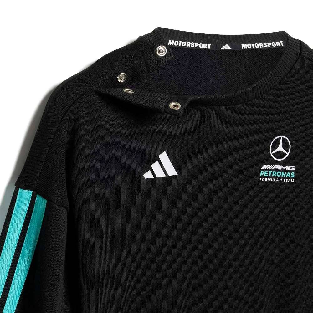 ADIDAS INFANT MERCEDES-AMG PETRONAS FORMULA 1 TEAM DNA LONG-SLEEVE JOGGERS