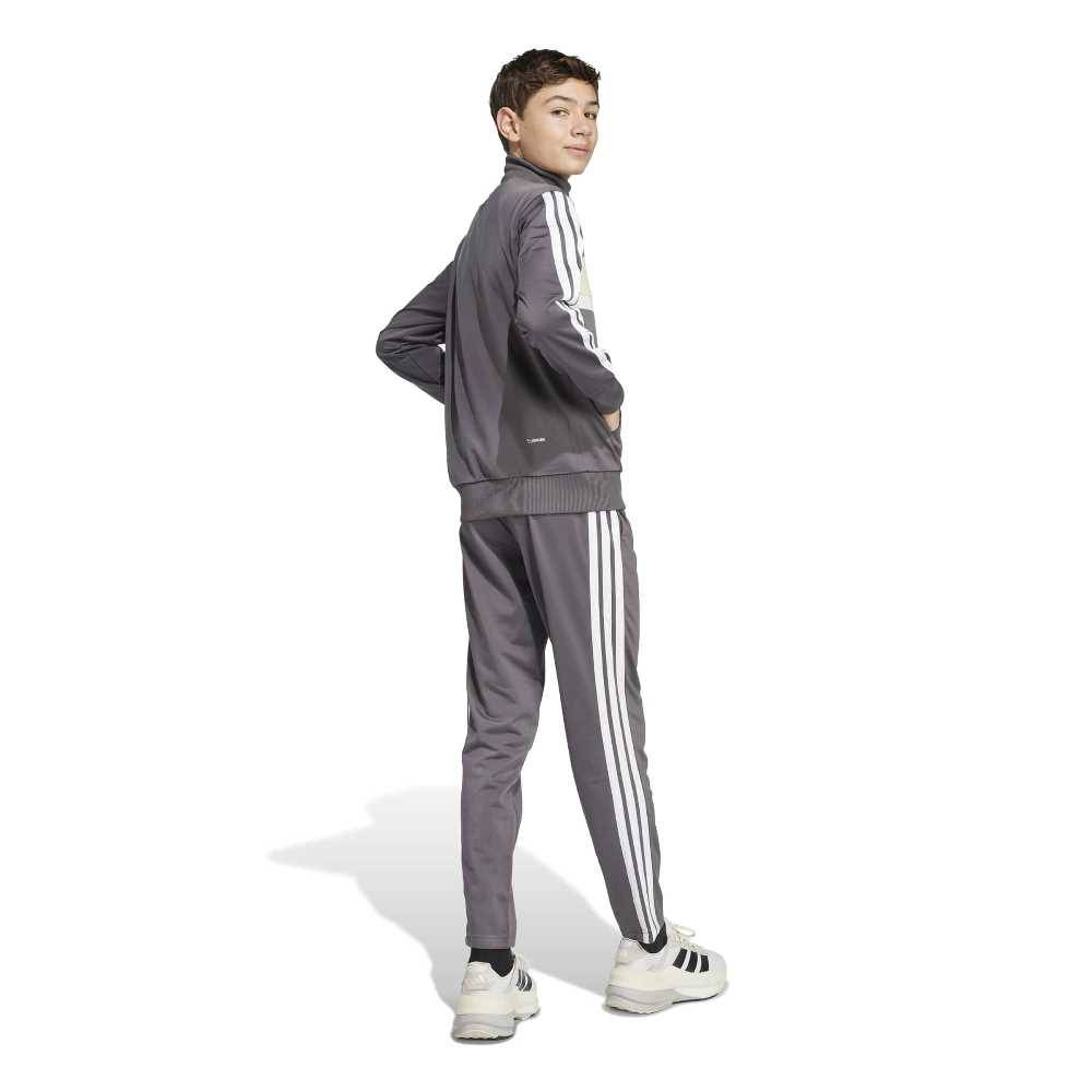 ADIDAS YOUTH SEASONAL ESSENTIALS TIBERIO 3 STRIPES TRICOT TRACKSUIT