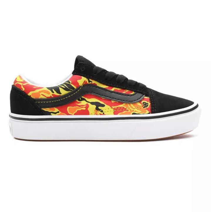 VANS KIDS OLD SKOOL - FLAME CAMO