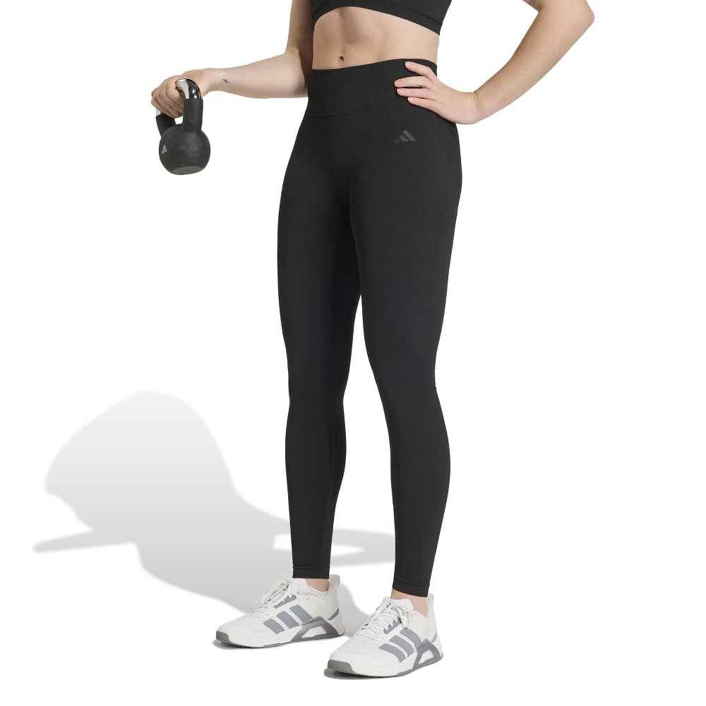 ADIDAS WORKOUT ESSENTIALS KNIT SCRUNCH FULL LENGTH LEGGINGS