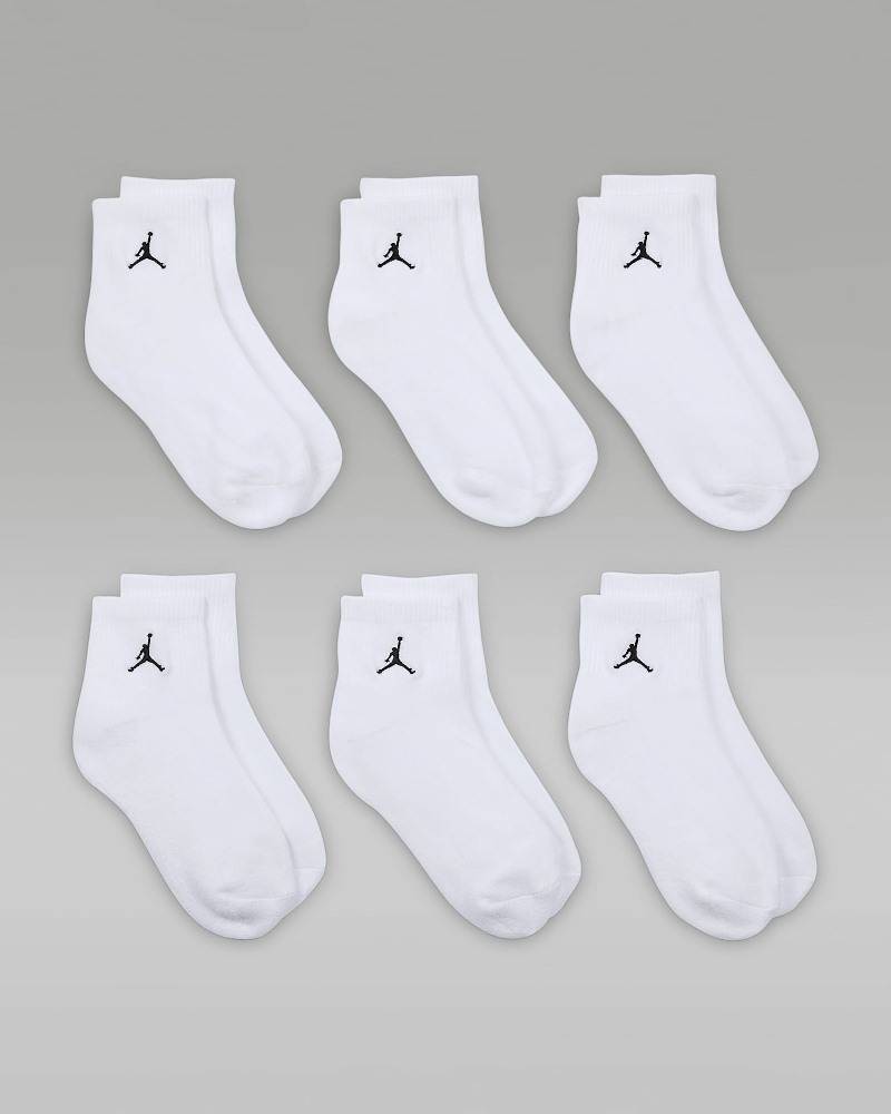 NIKE JORDAN EVERYDAY ESSENTIALS 6PK ANKLE SOCKS