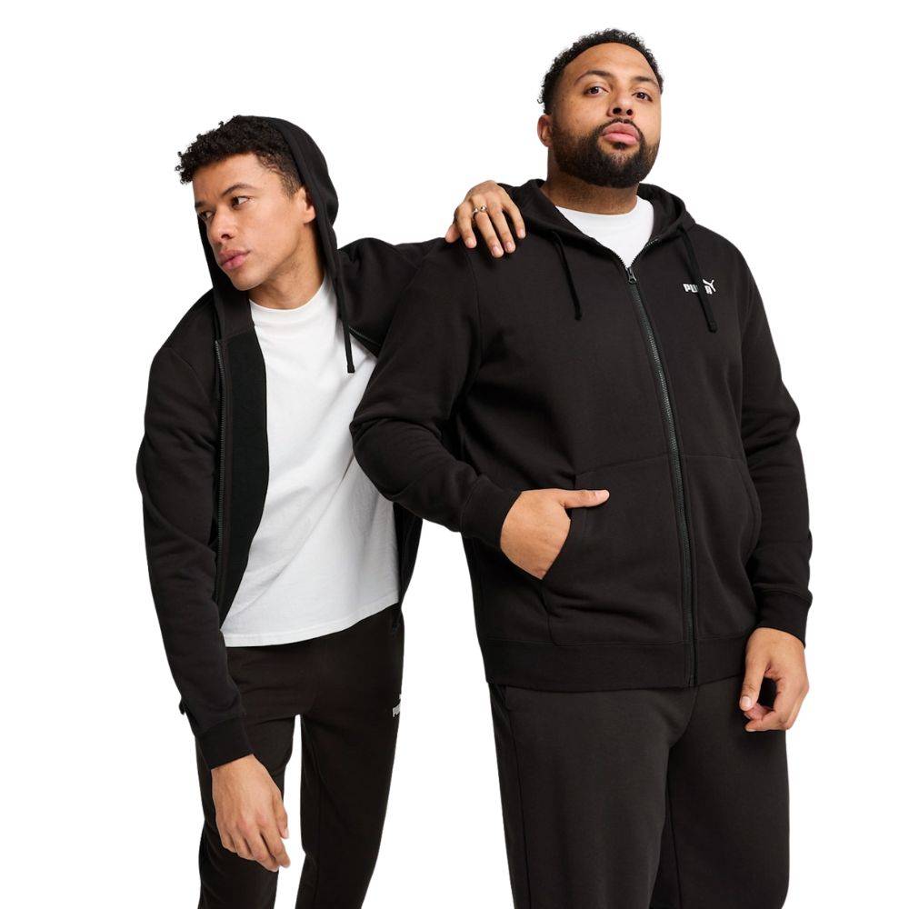 PUMA ESS SMALL NO. 1 LOGO FULL-ZIP HOODIE FL