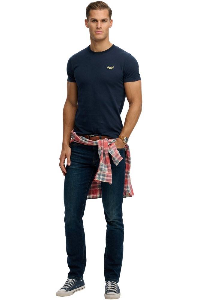 SUPERDRY ORGANIC COTTON ESSENTIAL LOGO EMBROIDERED TEE