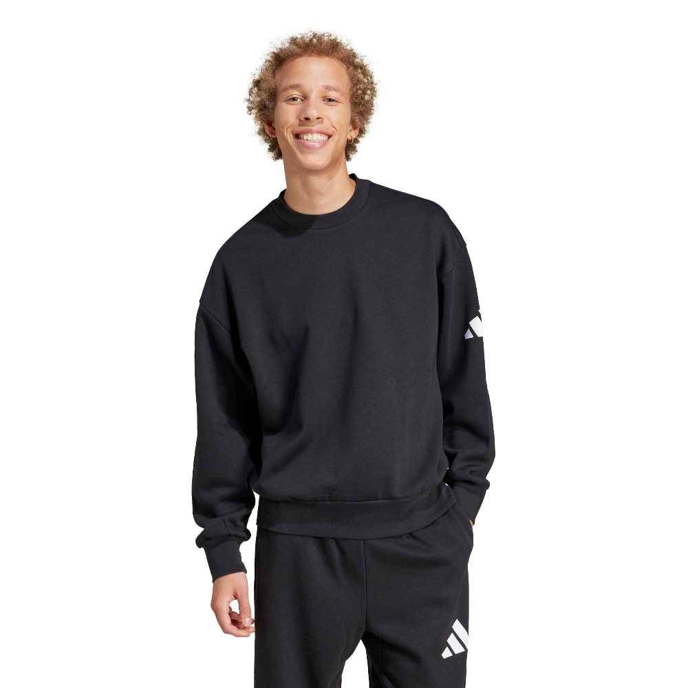 ADIDAS M ESSENTIALS LOSE FIT THREE BAR SWEATSHIRT