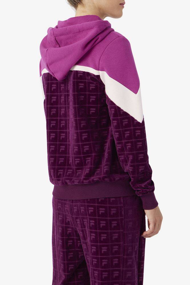 FILA LORRI VELOUR WOMENS SWEATER