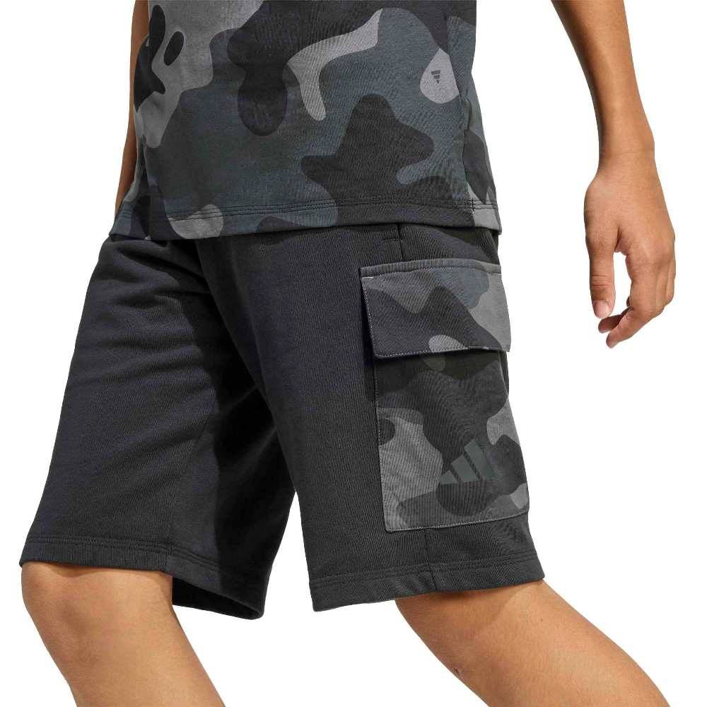ADIDAS YOUTH SEASONALS CAMO SHORTS
