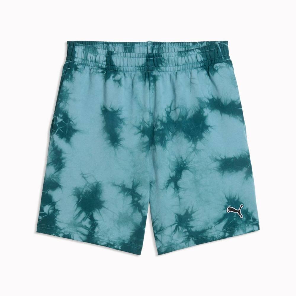 PUMA ESS ELEVATED RELAXED TIE-DYE SHORTS TR