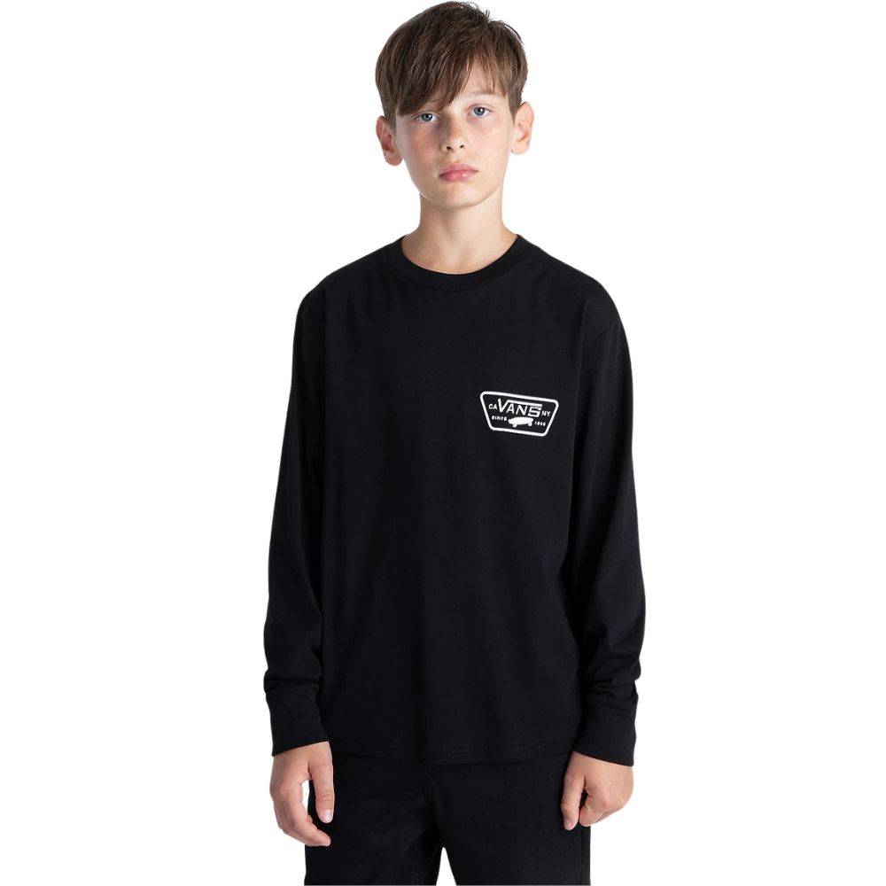 VANS BOYS FULL PATCH BACK LS TOP