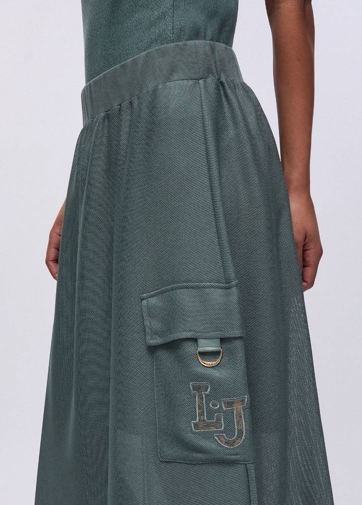 LIU JO LONG MESH SKIRT