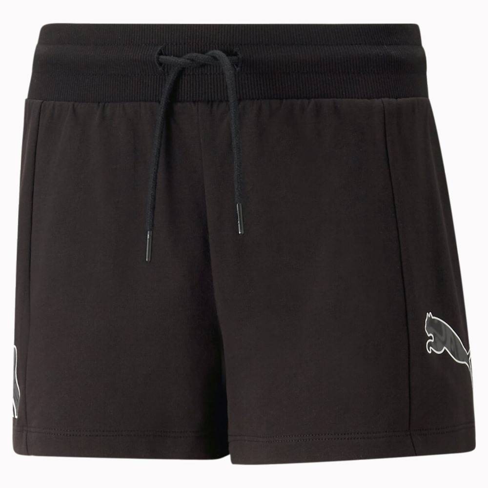 PUMA HIGH-WAIST GIRLS SHORTS