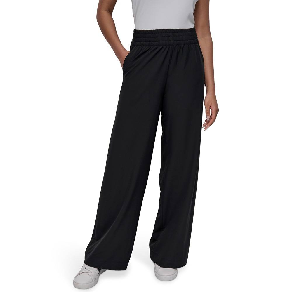 DKNY HIGH-RISE WIDE-LEG PANT