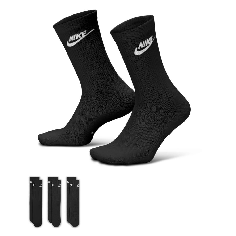 NIKE EVERYDAY ELEVATED CREW SOCKS FUTURA (3-PAIRS)