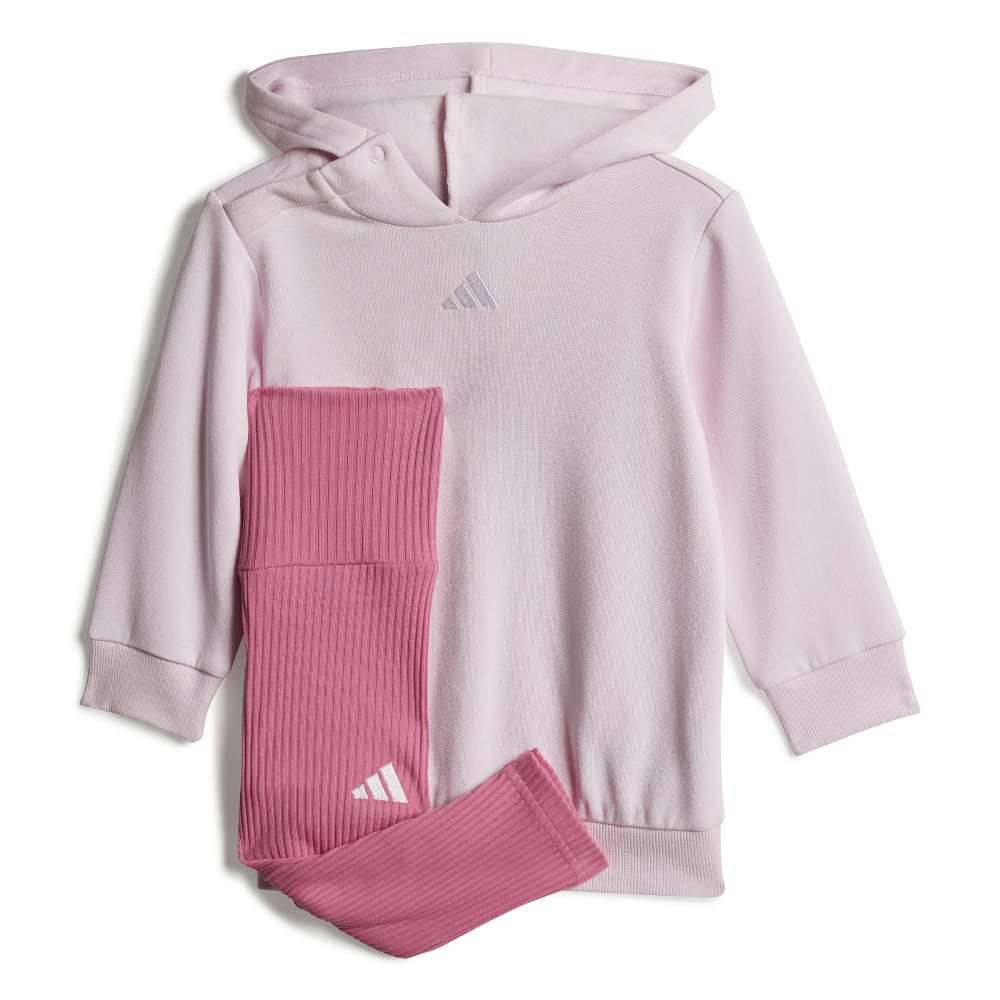 ADIDAS INFANT HOODED FLEECE JOGGER SET