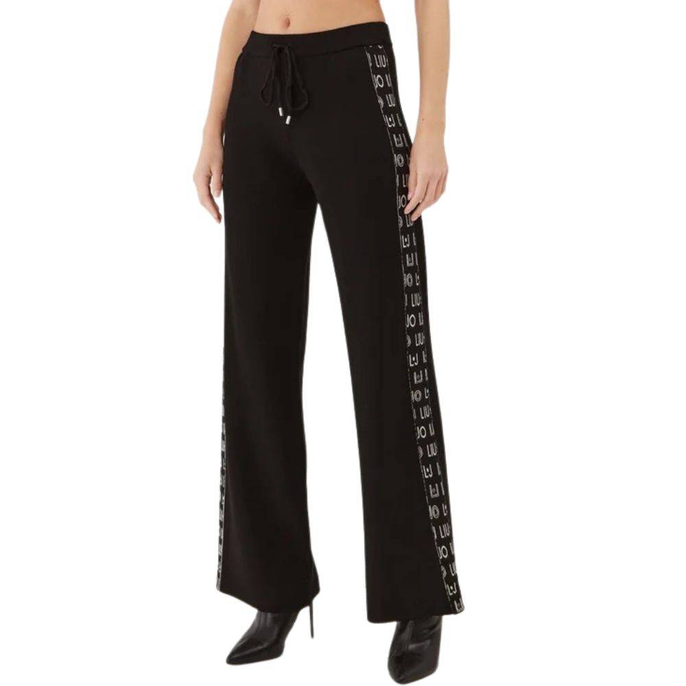 LIU JO WIDE LEG KNITTED PANTS