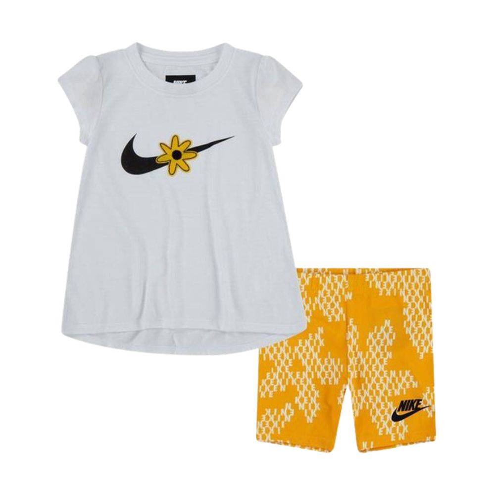 NIKE SPORT DAISY INFANT GIRL BIKE SHORT SET