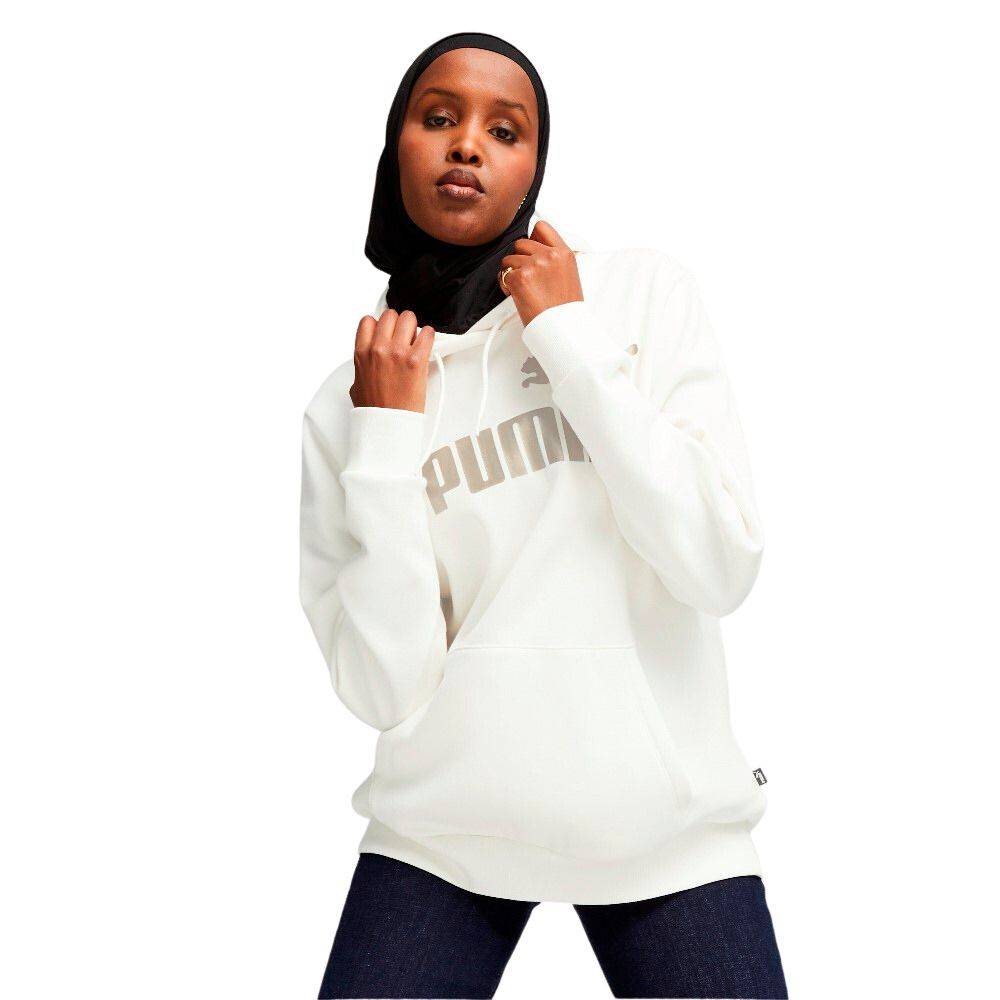 PUMA ESS+ METALLIC WOMENS HOODIE