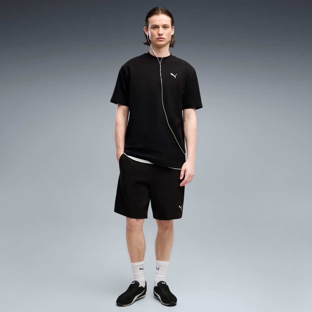 PUMA ESS ELEVATED RELAXED MATERIAL TEE