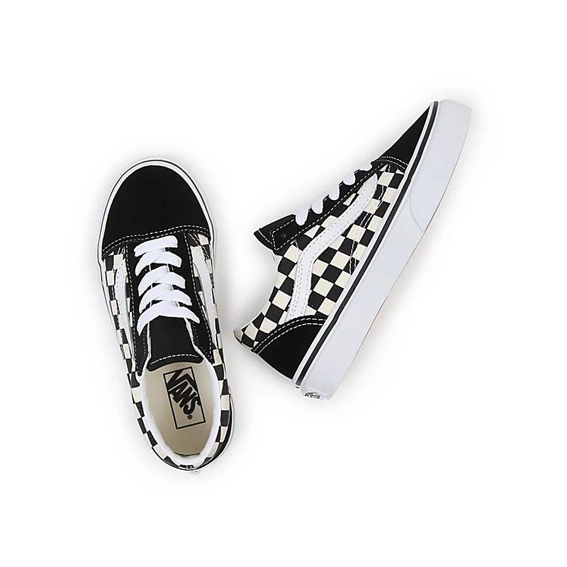 VANS KIDS PRIMARY CHECK OLD SKOOL SHOES